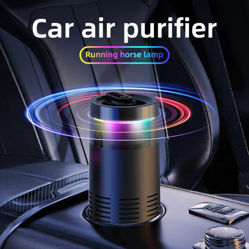 Refresh your car's air in 3 minutes! This car purifier transforms your car into a mobile forest oxygen chamber. Its purification speed is incredibly fast. Within 3 minutes of powering on, it can sweep away 99.9% of toxic gases such as formaldehyde, benzene, and TVOC in your car. Even the choking smoke from smokers right after a cigarette can be instantly absorbed.