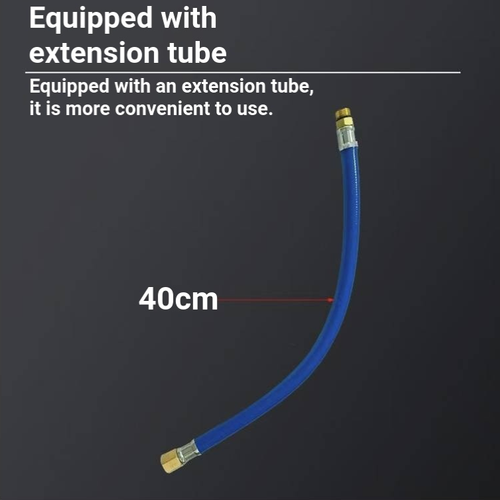 Vacuum-type car antifreeze filling and draining kit, used for draining and refilling the coolant. It sucks in the antifreeze under negative pressure, reducing air residue in the pipelines. Equipped with a pressure gauge, it is compatible with most vehicle models through multiple-sized connectors. The accessories are stored in a hard tool box. Easy to operate, suitable for auto repair and maintenance.