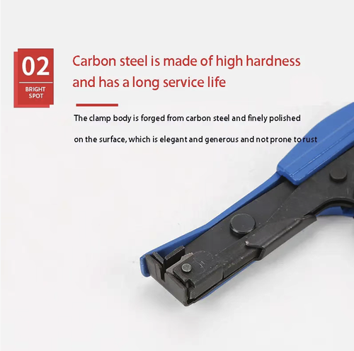 Self-locking nylon cable ties combined with a dedicated tightening gun enable a seamless operation of tightening and cutting, which is both effortless and efficient. The nylon cable ties have strong toughness and are self-locking with firm fastening that is not prone to loosening. They are suitable for home wiring, electrical maintenance, and home storage. The tool is durable and can be used in both indoor and outdoor binding scenarios.