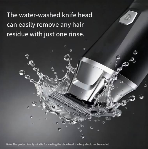 This household electric hair clipper is equipped with an LED power display and Type C fast charging. It comes with 3mm, 6mm and 9mm limiters, allowing you to trim hair of different lengths. By removing the limiters, you can shape the sideburns. The accessories include a protective case, a cleaning brush and lubricating oil. The entire set of tools is highly practical and suitable for both adults and infants to use.