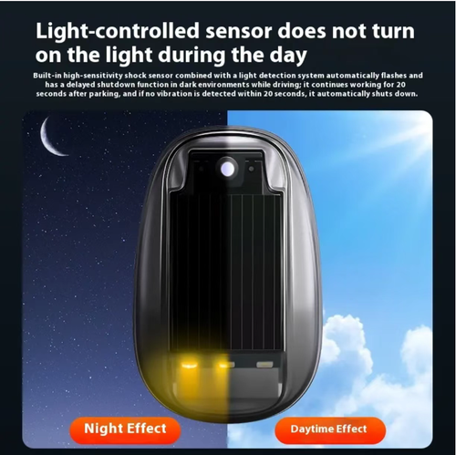 The roof mouse instantly transforms into a light show! 5 lights + remote control, 8 modes, solar self-charging, lights on at night, IP65 waterproof and durable. The detachable base eliminates wiring, attaches to the roof for eye-catching appearance, and can be used as a camping night light. It adds value as a transportation vehicle and is a must-have for camping enthusiasts - as soon as you start driving, the atmosphere is fully enhanced!