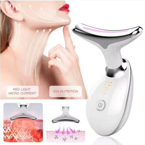 Red Light Therapy Neck Massager 660Nm 850Nm Infrared Skin Rejuvenation Wrinkle Fade Gift