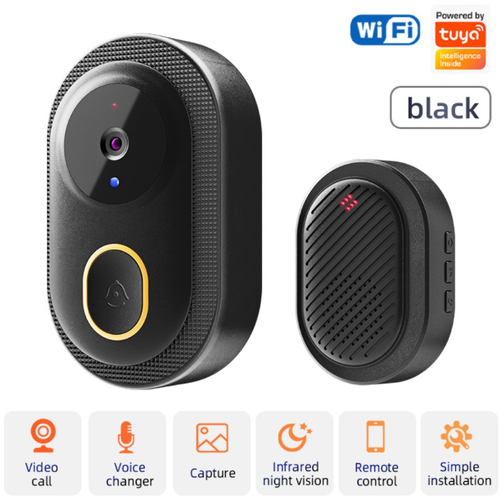 Ultra-clear wireless video doorbell, voice changing function, automatic capture, infrared night vision, mobile phone remote control, all the necessary functions are available