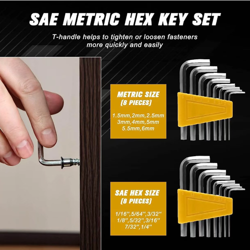131 sets of industrial-grade magnetic screwdrivers, covering all specifications of bits for all screw operations. Strong magnetic attraction without slipping. Made of chrome-vanadium steel, it is durable and sturdy. The anti-slip handle is comfortable and effortless to use. The desktop storage rack keeps everything neatly organized. It is an all-purpose maintenance tool set for household use, auto repair, and digital disassembly.