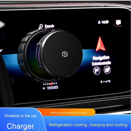 This car mount is a lifesaver for commuting: It secures in place in just 1 second, remaining stable even during sudden braking and jolts. It features semiconductor cooling and wireless charging. In summer, the phone won't get hot and it can also recharge. It has a colorful breathing light and a knob for installation, which is compatible with most car models. It eliminates the annoying moments of tangled wires, shaky devices, and overheating.