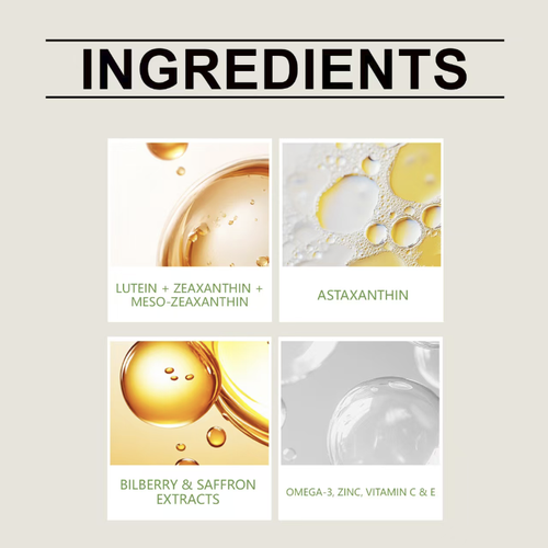 Order today and you will receive 3 bottles of macular protection nutrient eye care capsules for retinal repair, as well as 14-in-one eye care capsules. These capsules contain 14 different nutrients, such as lutein and cranberries, which can relieve eye fatigue and dryness, improve vision clarity, are easy to take, and are suitable for long-term protection of eye health. Hurry and place your order now!