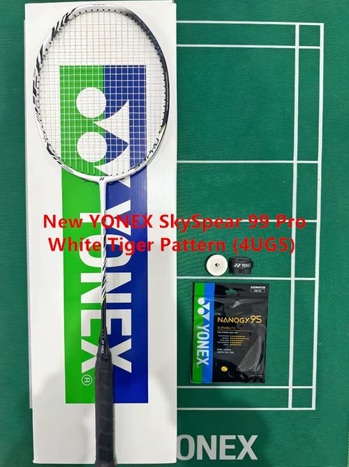 New YONEX Tianzha 99 Pro White Tiger Pattern All Carbon Fiber Badminton Racket