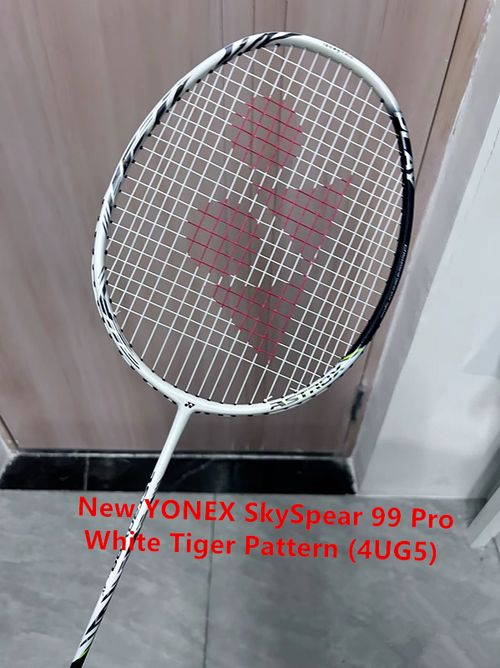 New YONEX Tianzha 99 Pro White Tiger Pattern All Carbon Fiber Badminton Racket