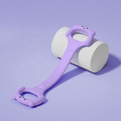 Portable Silicone Figure 8 Resistance Stretcher, Cute Bear Handle Yoga Pull Band for Home Gym, Shoulder and Back Workout for Women and Men