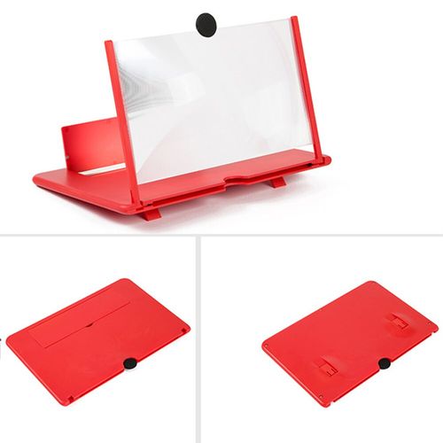 12 Inch Folding HD Phone Screen Magnifier, 3D Video Amplifier Stand, Portable Mobile Phone Screen Enlarger for Watching Movies & Videos, Home Entertainment for Nigeria