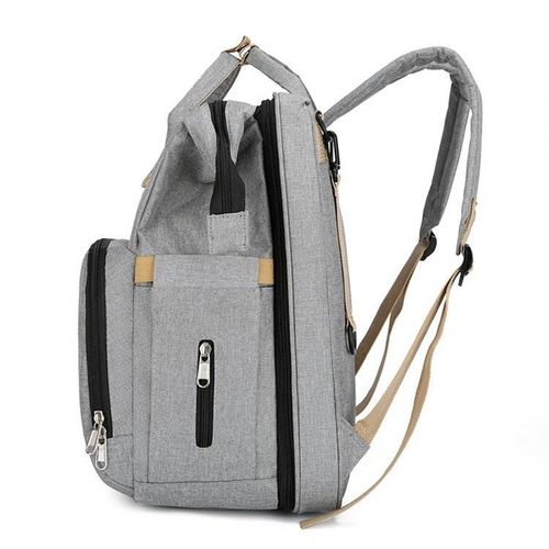 2 in 1 Baby Diaper Backpack with Foldable Baby Bed, Multi Pockets Maternity Nappy Bag, Portable Baby Crib Backpack for Mom Travel Outdoor Nigeria
