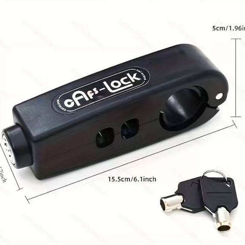 CAFS-LOCK Anti-Theft Motorcycle Handlebar Brake Lock, Universal Motorbike Throttle Grip Security Lock for Scooter and ATV