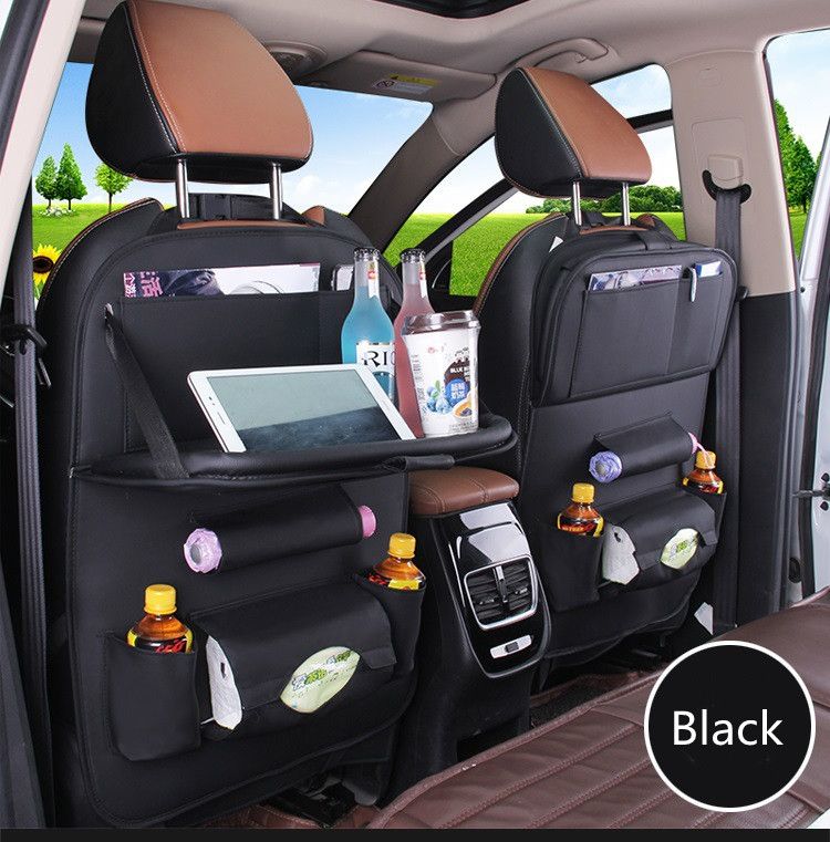 Organizer Car Folding Table Rear Seat Back Storage Bag Car Seat Hanging Storage Bag