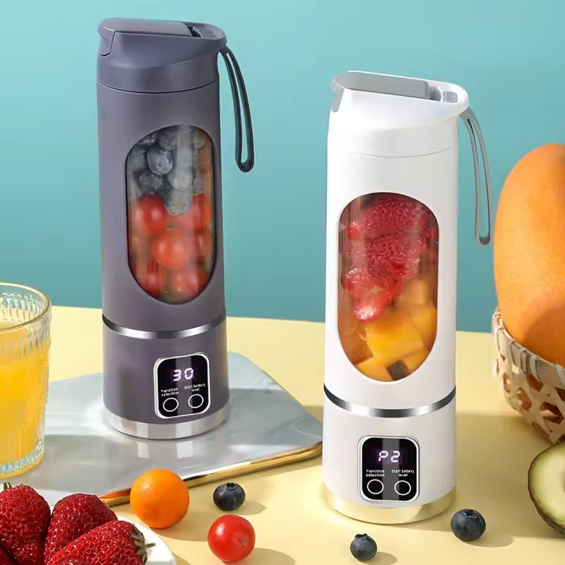 450ml USB Rechargeable Wireless Fruit Blender Juicer Household Electric Portable Blender with 3 Gear Timing Function📦 Order confirmation is faster! Add our customer service on WhatsApp for real-time logistics tracking and exclusive after-sales service, making your shopping worry-free and worry-free!