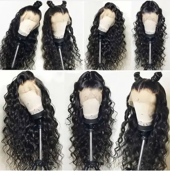 13x4 Transparent HD Lace Wig Black American Women Deep Wave 13x6 HD Lace Frontal Wig 40 Inch Wig Hair Hair Lace Frontal