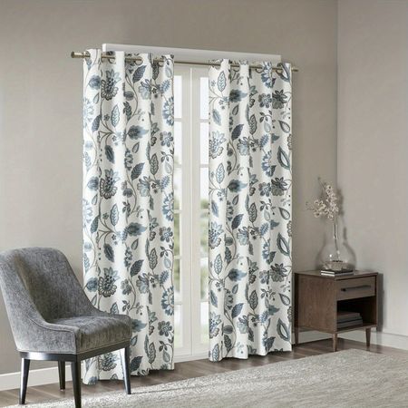 Elevate Your Home Decor with Elegance - Luxurious Jacquard Printed Room Darkening Curtain Panel