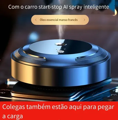 Carro inteligente fragrância aromaterapia spray de longa duração luz fragrância swing