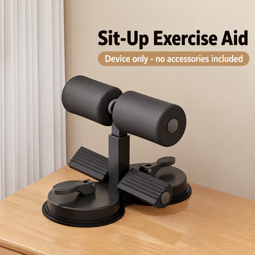 Sit-Up Exercise Aid with Dual Suction Base - Device Only
