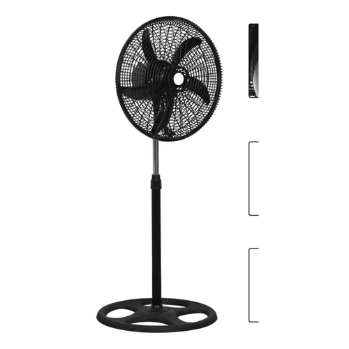 18-Inch Pedestal Fan with Openwork Round Base