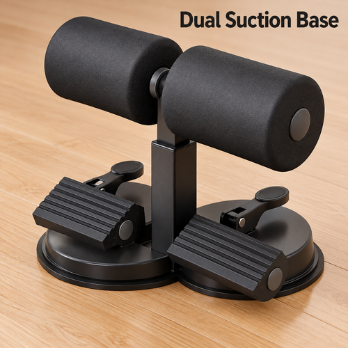 Sit-Up Exercise Aid with Dual Suction Base - Device Only