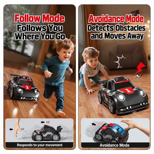 Black Camera Remote Control Car with Screen Controller