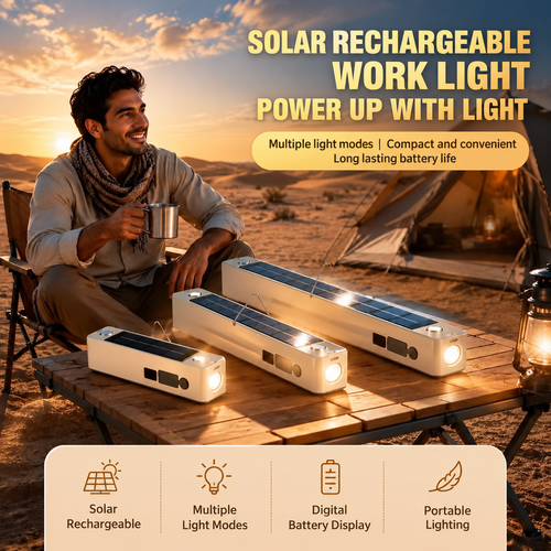 Solar Rechargeable LED Work Light
