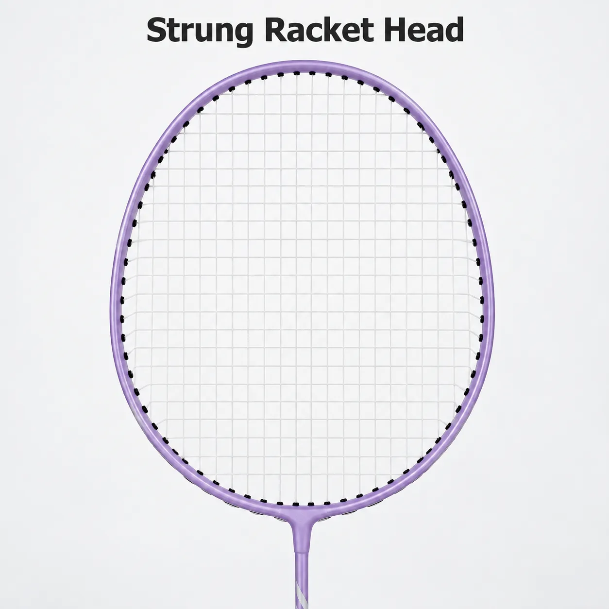Strung Racket Heads