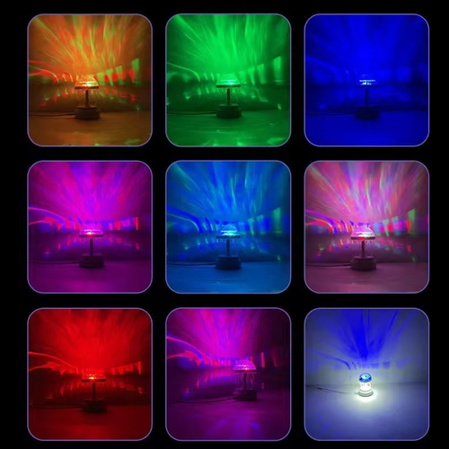 RGB Jellyfish Projection Lamp with USB-C Charging