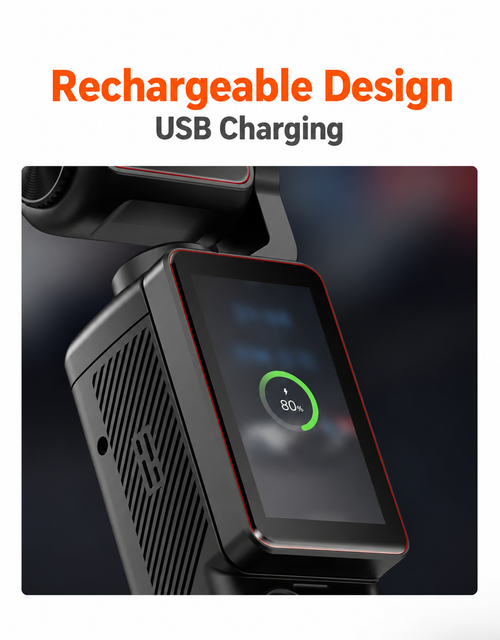 Portable Pocket Camera with Rotating Screen