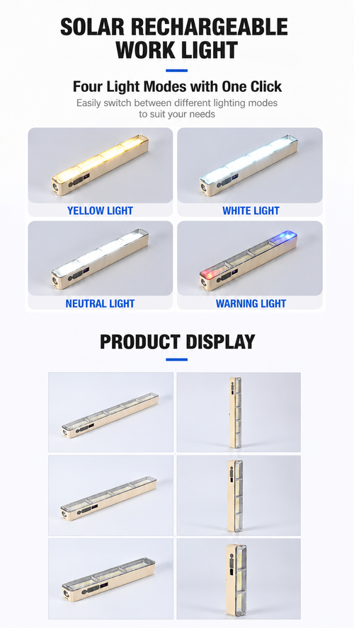 Solar Rechargeable LED Work Light