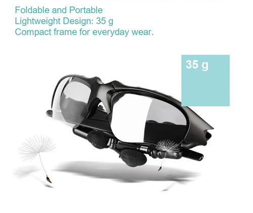 Bluetooth Audio Sunglasses with Foldable Frames