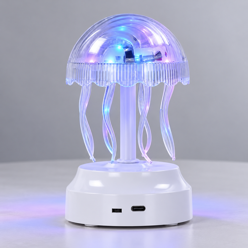 RGB Jellyfish Projection Lamp with USB-C Charging