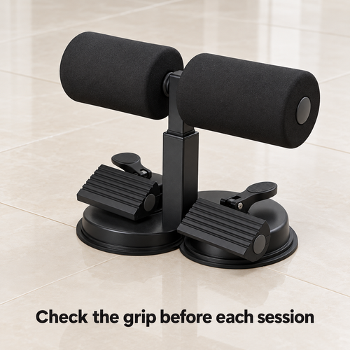 Sit-Up Exercise Aid with Dual Suction Base - Device Only