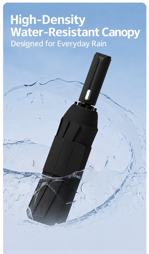 Black 3081E Automatic Folding Umbrella