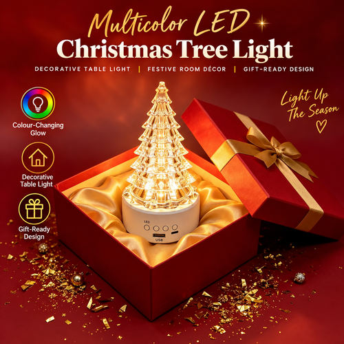 Multicolour LED Christmas Tree Light with Bluetooth Speaker