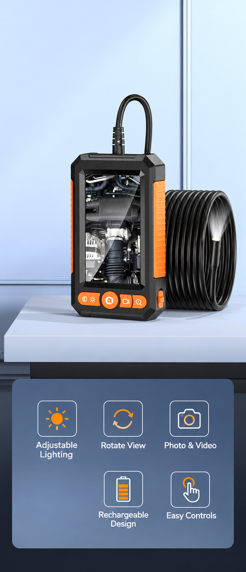 4.3-Inch Handheld Industrial Inspection Camera