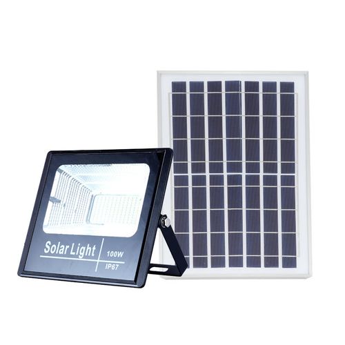 Floodlight with Remote Control Solar Power