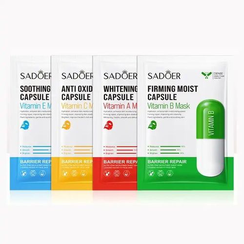 facial maskss beauty vitamin C vit A B E mask facial en gros functional anti-wrinkle facial mask