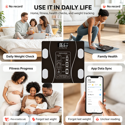 🔥HOT SALE🔥 COD！Body Fat Scale, Fat Scale, Adult BluetoothScale, Body Scale, Compact Electronic Scale,Weight Scale, Body Fat Scale, Home Use,Accurate.48H Dispatch ICOD Orders aredispatched within 48 hours from our Nairobiwarehouse.Delivery takes 1-3 working days.