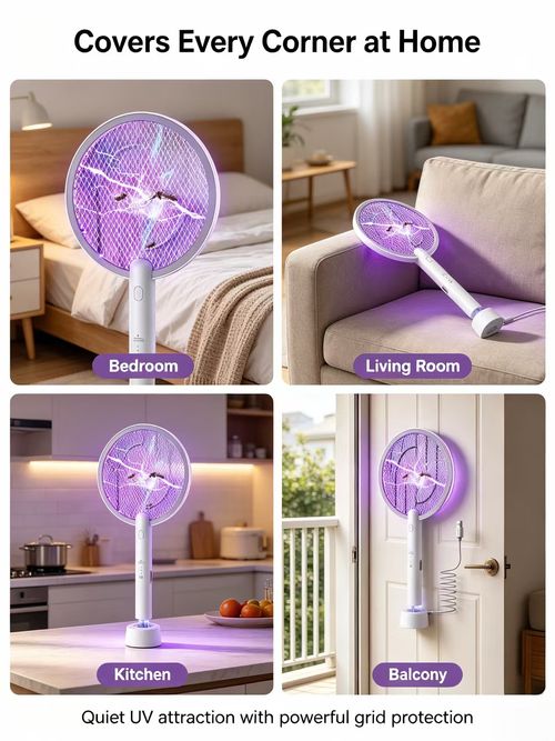 🔥HOT SALE🔥 COD！Rechargeable Household Electric Mosquito Swatter,Powerful Mosquito Killer,Lithium-Ion Mosquito and Fly Swatter,Multifunctional Mosquito-Killing Tool.48H Dispatch ICOD Orders are dispatched within 48 hours from our Nairobi warehouse.Delivery takes 1-3 working days.