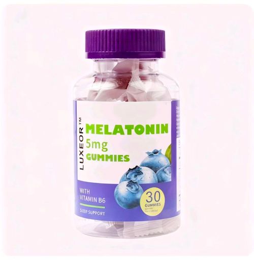 Melatonin Sleep Aid Gummies Vitamin B6 Adult Sleep Aid 30 Pills