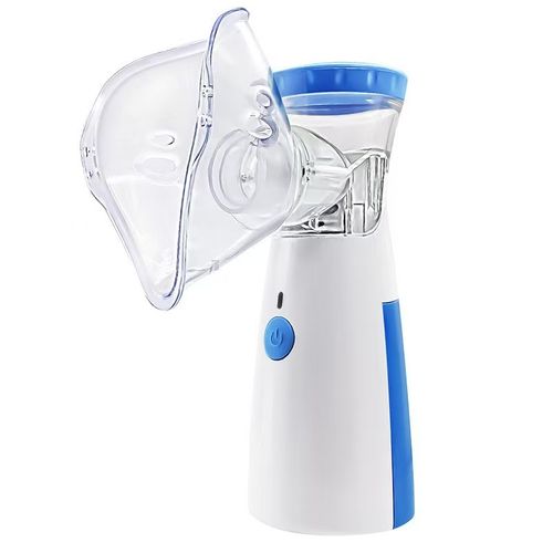 Portable Nebulizer Machine for Adults & Kids - Easy-to-Use Handheld Nebuliser with Mouthpiece & 2 Masks for Home & Travel