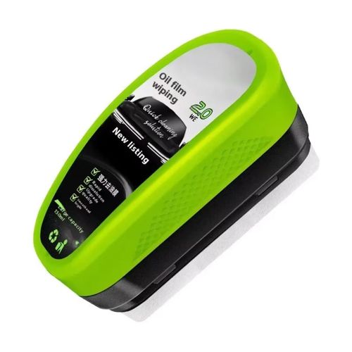 Car window clear oil film cleaner, car glass cleaning brush, windshield renovation and stain removal, car cleaning.