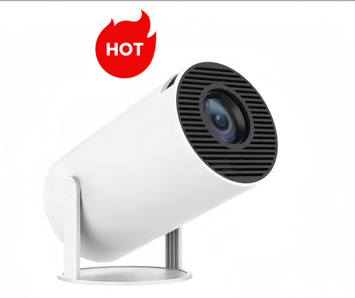 New Portable Projector Hy300 Pro Dual Wifi 6 Outdoor Wireless Portable Projector Android 11 Smart Mini Projector Hy300