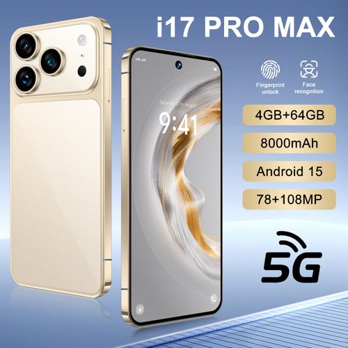 Smartphone-7.3-inch 8000mAh Battery Face Unlock Global Version 5G Dual SIM - 78MP + 108MP Camera (Golden)