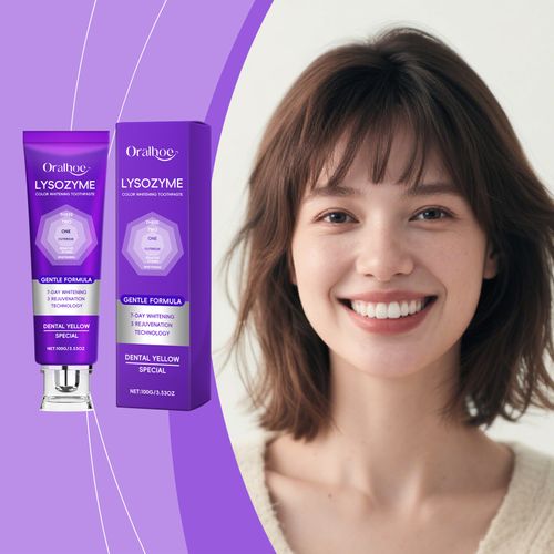 ORALHOE Purple Toothpaste – Deep Cleansing, Oral Hygiene Care, Daily Teeth & Mouth Cleaner