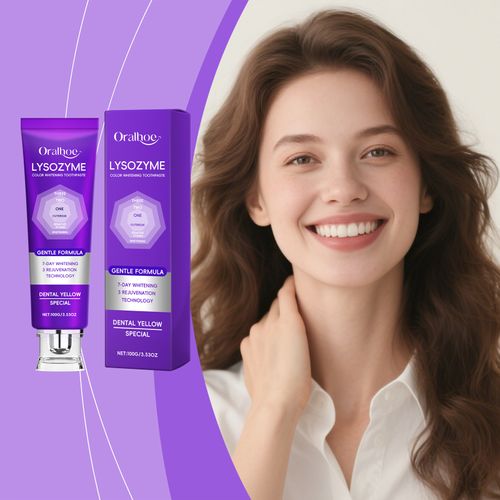 ORALHOE Purple Toothpaste – Deep Cleansing, Oral Hygiene Care, Daily Teeth & Mouth Cleaner