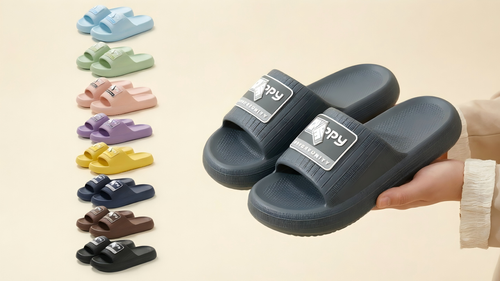 Microfiber Upper Soft Contoured Cushioned Slides
