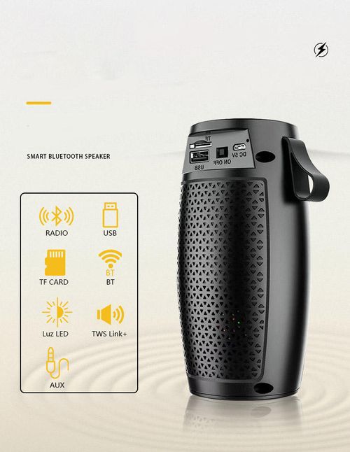 High Quality Mini TWS Wireless Portable Smart Speaker BT 5.2 with Premium Light Logo Design Excellent Sound and Easy Usage