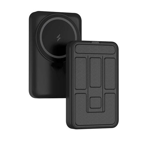 Small Wireless Magnetic Powerbank With Stand Holder Display Foldable 10000 Mah Charger 22.5w Pd Fast Charging Power Bank